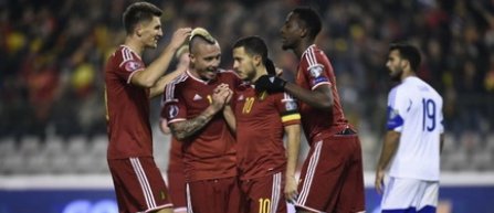 Belgia va ocupa locul 1 in clasamentul FIFA din 5 noiembrie